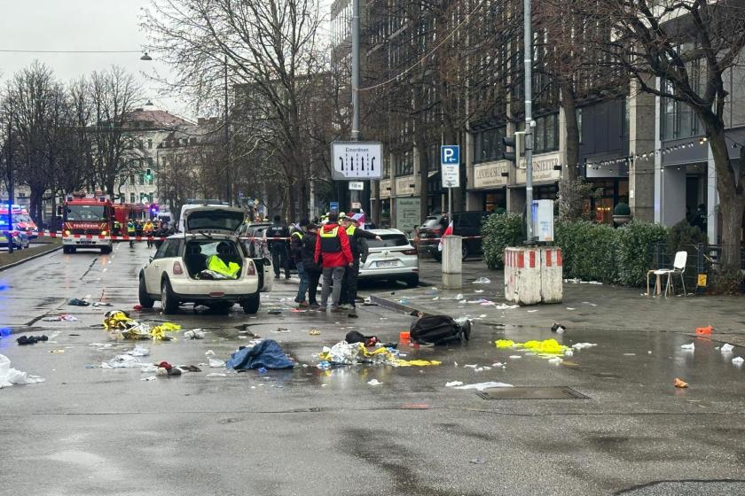 Münih'te sendika mitingine saldırı: Çok sayıda yaralı var