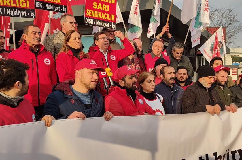 58. yılını kutlayan DİSK'ten Başpınar'a dayanışma mesajı