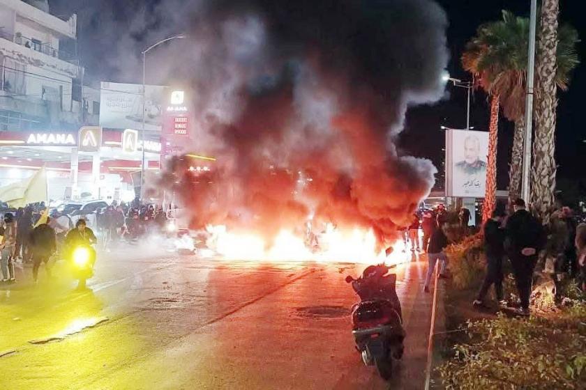 Nasrallah’ın cenazesi öncesi İran seferlerinin iptali protesto edildi