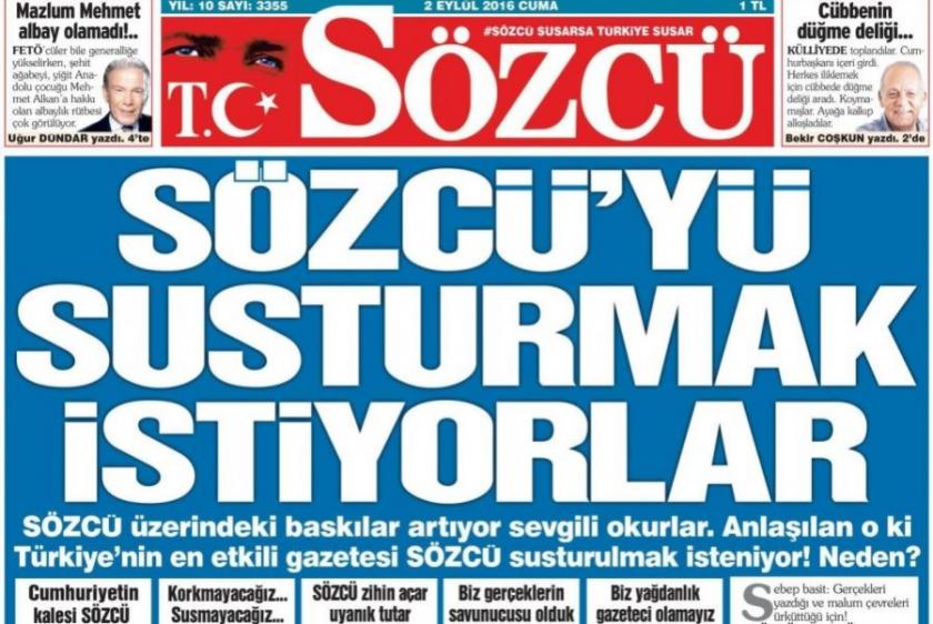 Sözcü: Hakkımızda 'FETÖ' dosyası hazırlanıyor