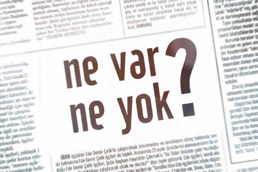 Gazetelerde 'Ne Var Ne Yok?' - 13 Eylül 2017 Çarşamba