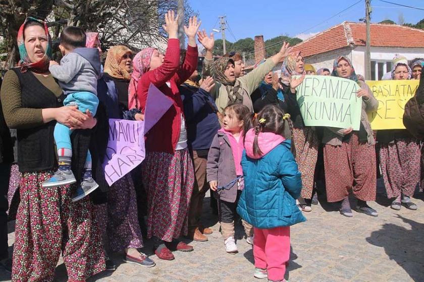 Çamavlu köylüleri RES'çilere ÇED toplantısı yaptırmadı