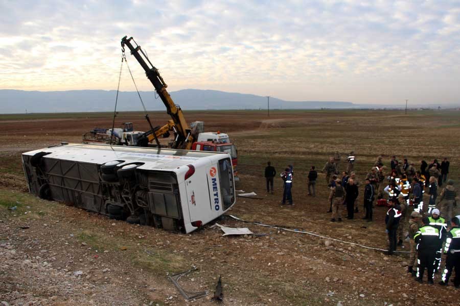 Silopi'de otobüs kazası: 9 ölü, 38 yaralı