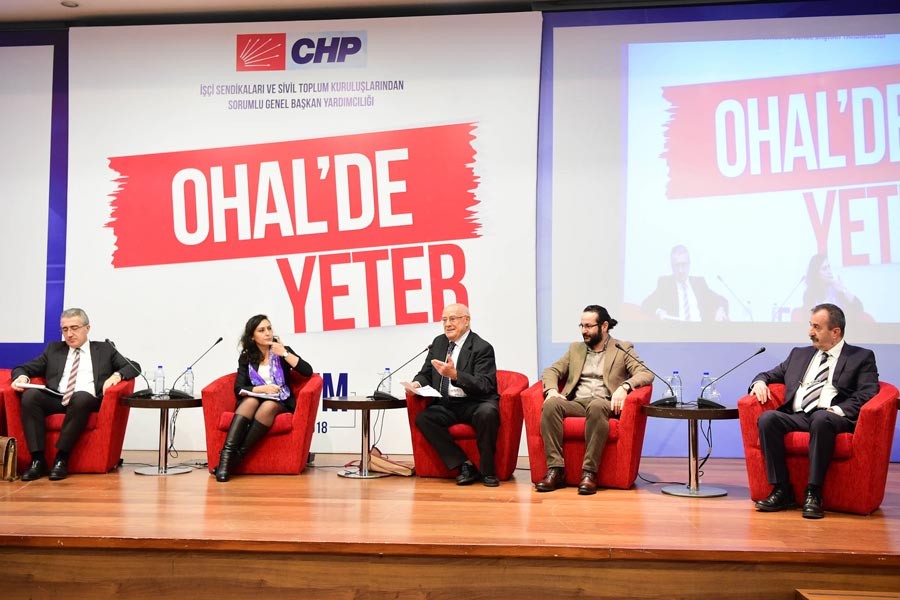 CHP forumunda OHAL'e karşı mücadele çağrısı