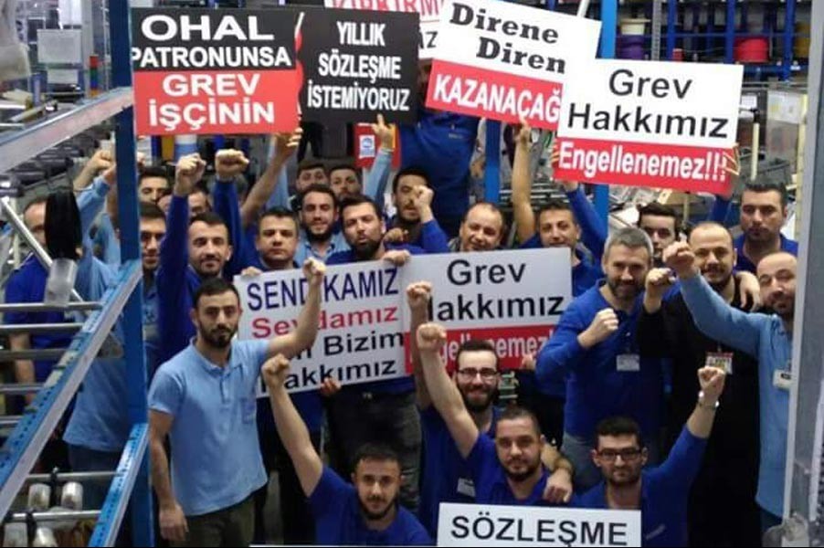 Metal industry strike banned by the Turkish government