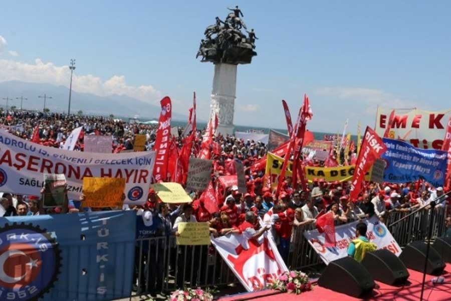 İzmir'de 1 Mayıs çalışmaları başladı: İş yerlerinde talepler dile getirilecek