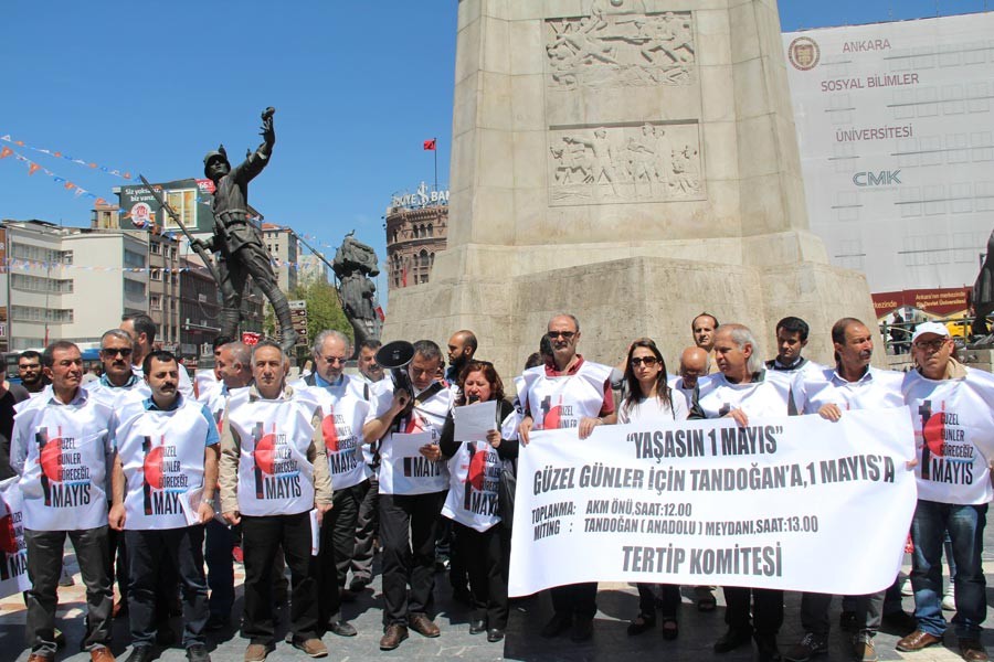 Ankara'da tertip komitesinden 1 Mayıs'a çağrı