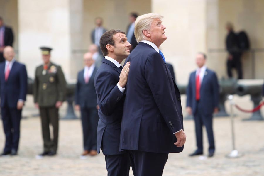 Macron-Trump kucaklaşması: Emperyalist romantizm