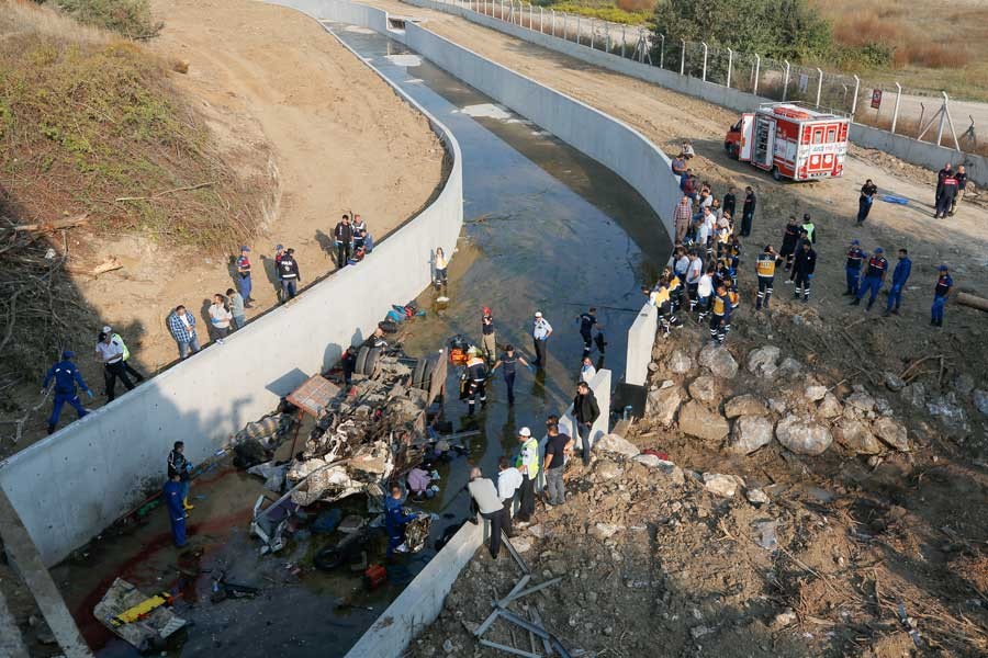 22 mültecinin yaşamını yitirdiği kazada gözaltı sayısı 7'ye çıktı