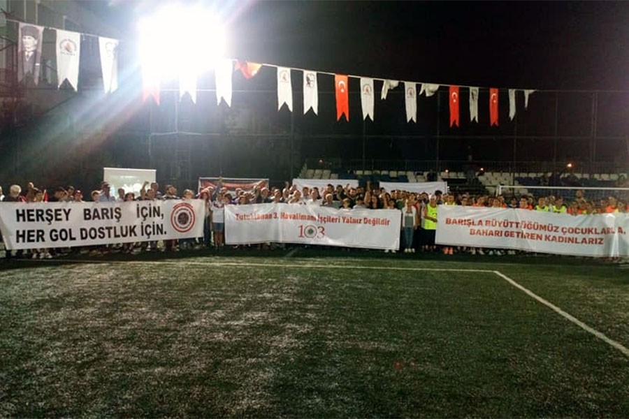 103 Korkmaz İnsan Futbol Turnuvası başladı