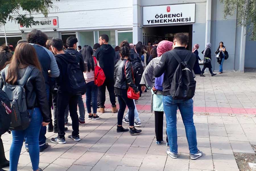 Hacettepe yemekhanesinde yüzde 50 zam