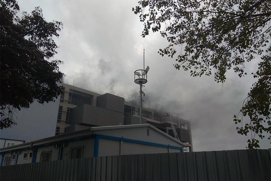 İstanbul Resim Heykel Müzesi inşaatında yangın