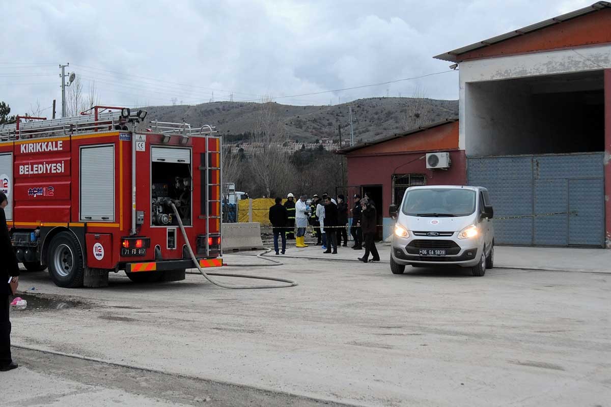 Kırıkkale'de akaryakıt deposunda patlama: 1 işçi yaşamını yitirdi