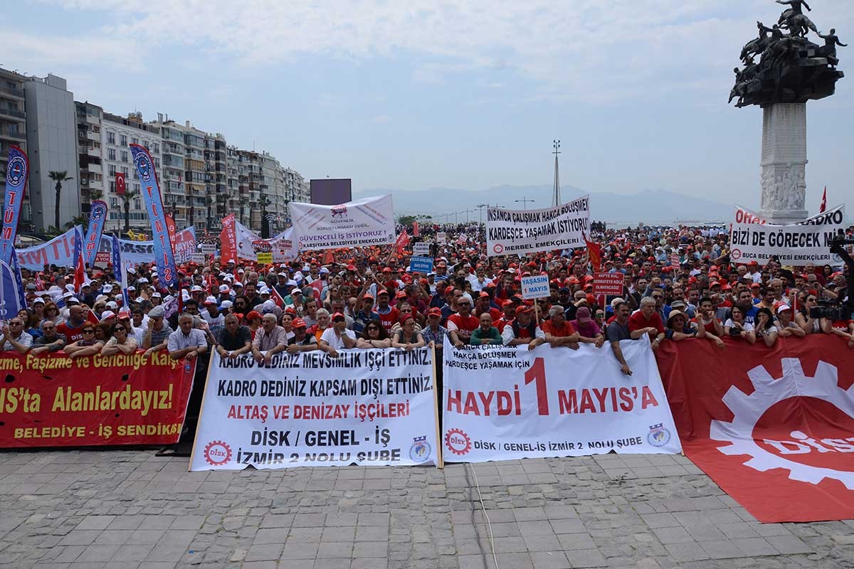 DİSK Başkanlar Kurulu sonuç bildirgesinde "kitlesel ve yaygın 1 Mayıs" vurgusu