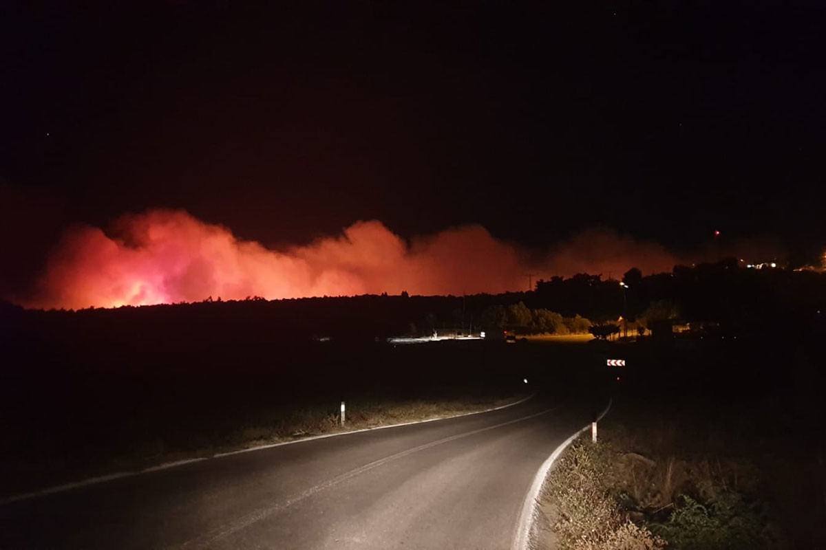 Çanakkale orman yangını