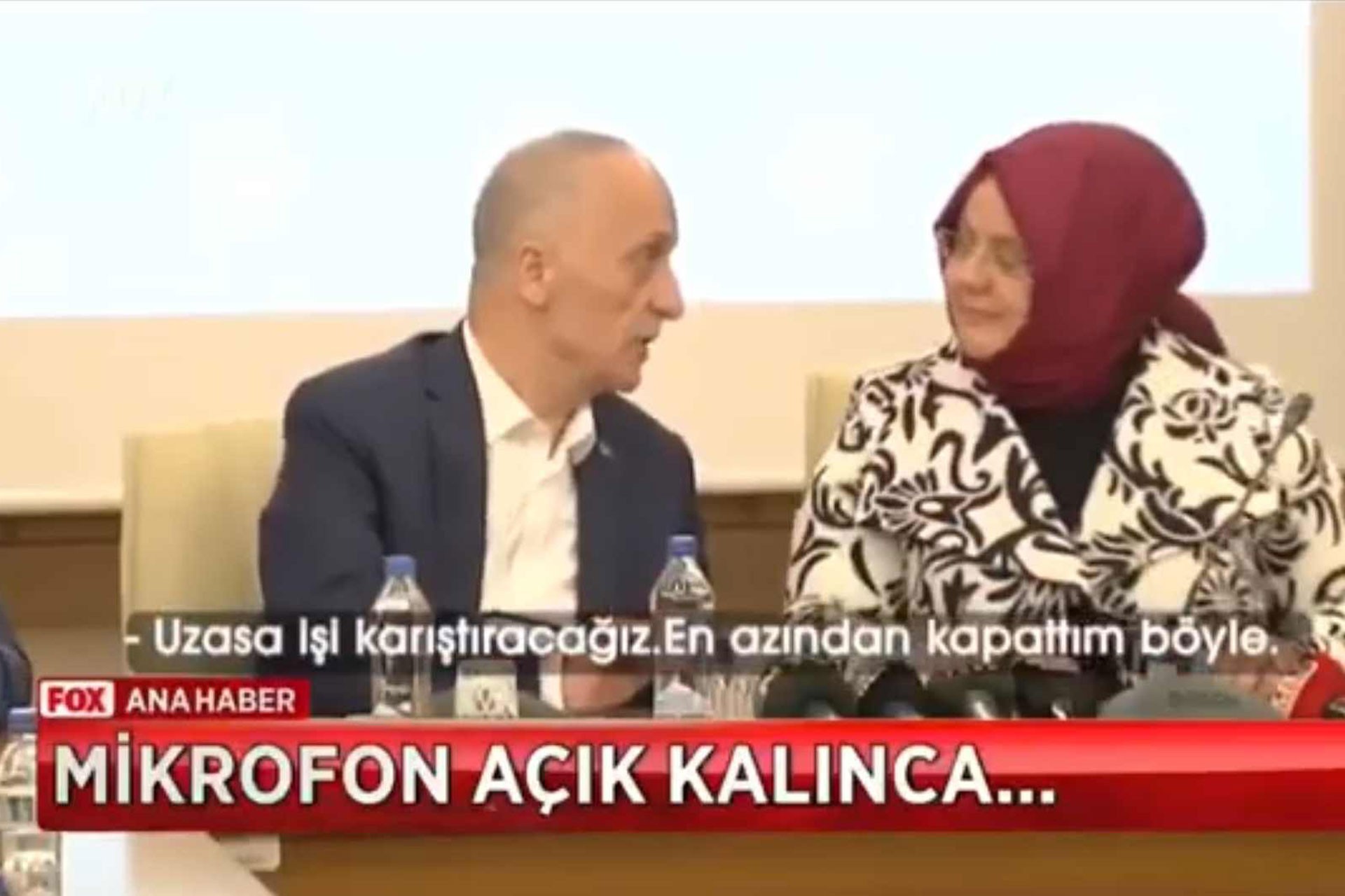 Mikrofonu açık unutan Türk-İş Başkanı: Uzasa işi karıştıracağız, kapattım böyle