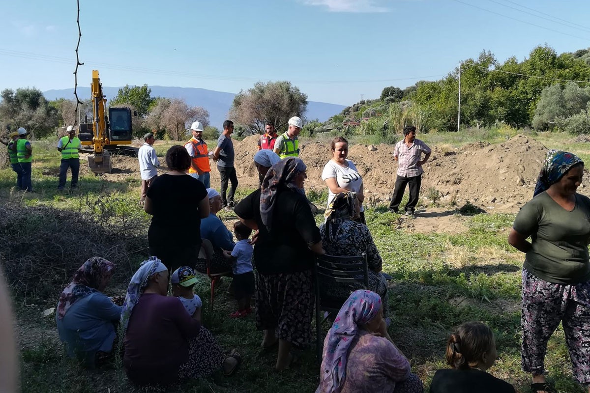 Aydın Pamukören'de jeotermal enerji santrali protestosu