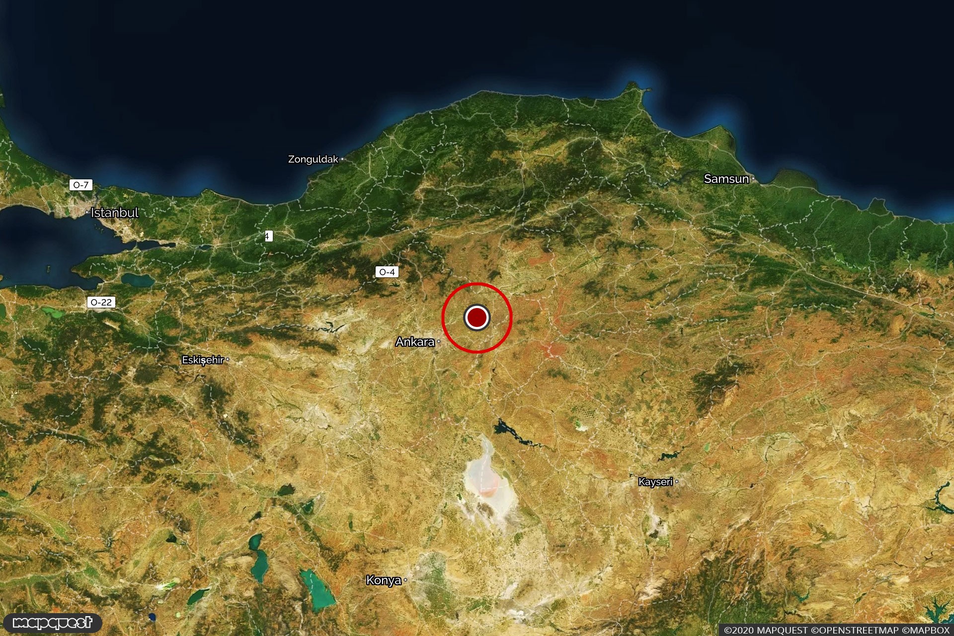 Ankara'da 3.8 şiddetinde deprem