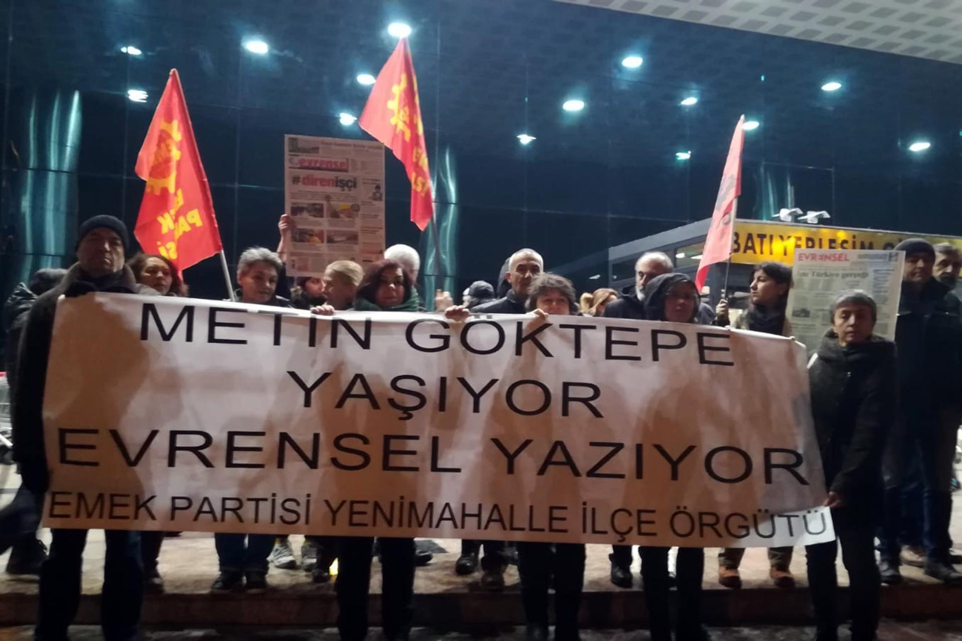 Evrensel Muhabiri Metin Göktepe, öldürülüşünün 24'üncü yıl dönümünde Ankara Yenimahalle'de anıldı