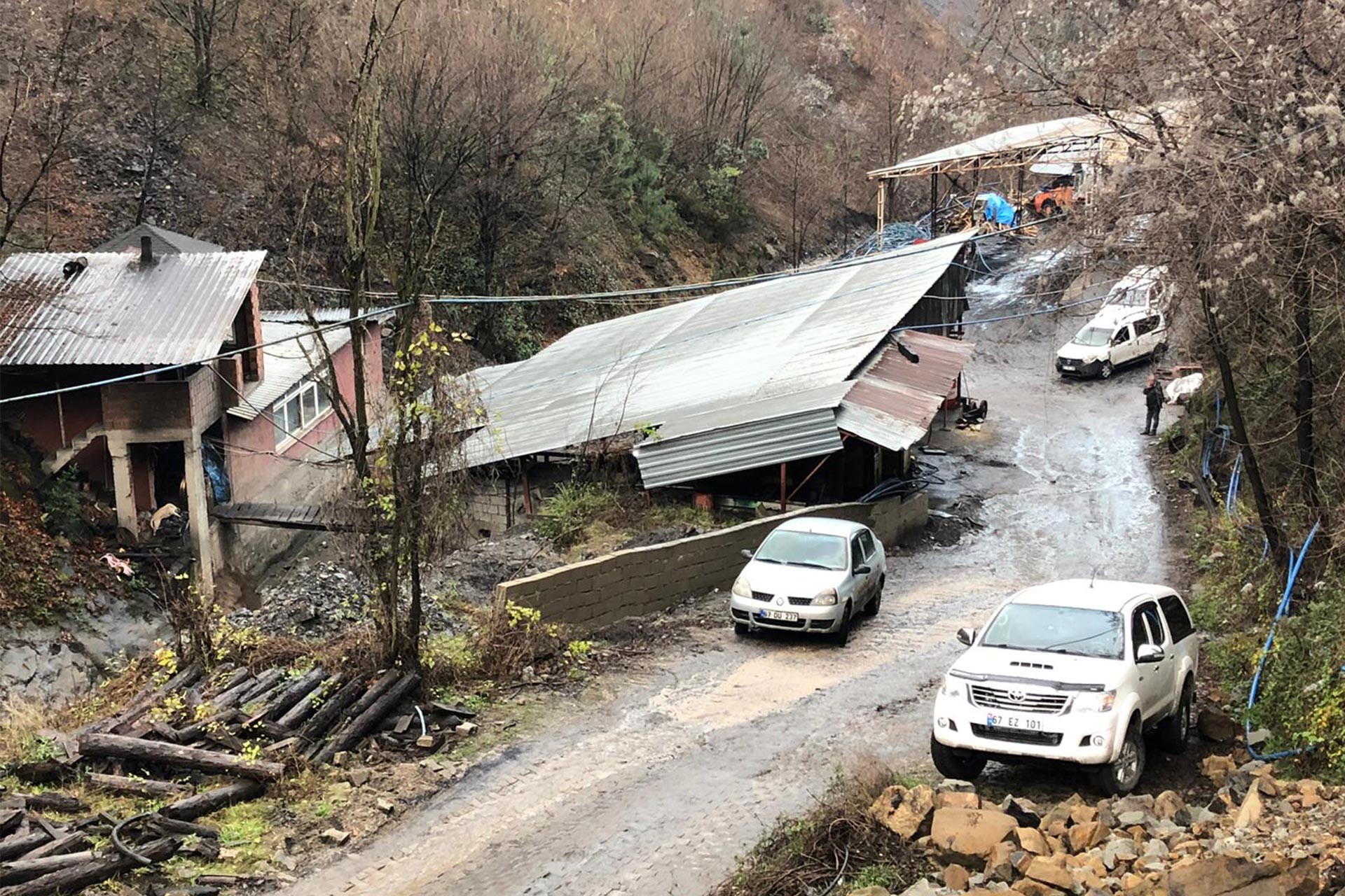 Zonguldak'ın Kilimli ilçesinde kaçak maden ocağı