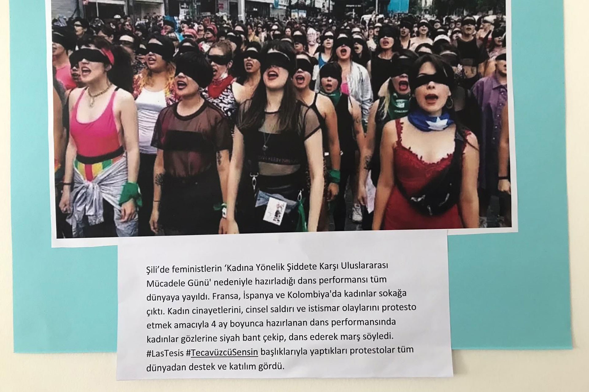 Dünyada Kadın Hareketleri sergisinden bir fotoğraf