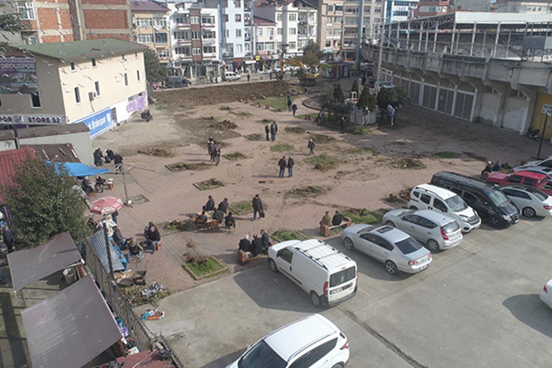 Ordu'da, çocuk parkı olarak ayrılan alana otopark yapılmasına tepki