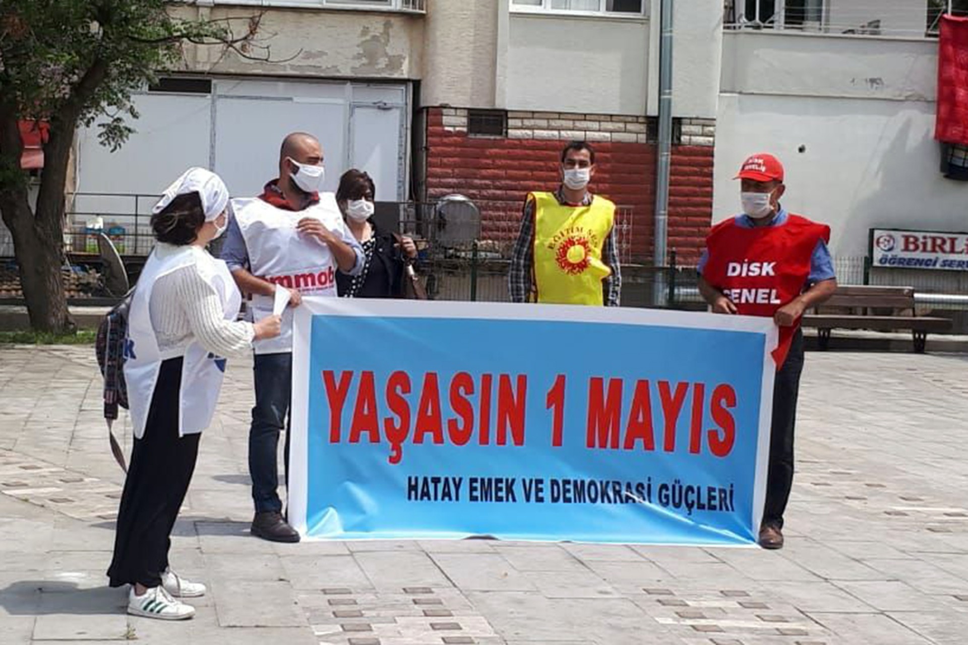 Hatay'da 1 mayıs kutlaması