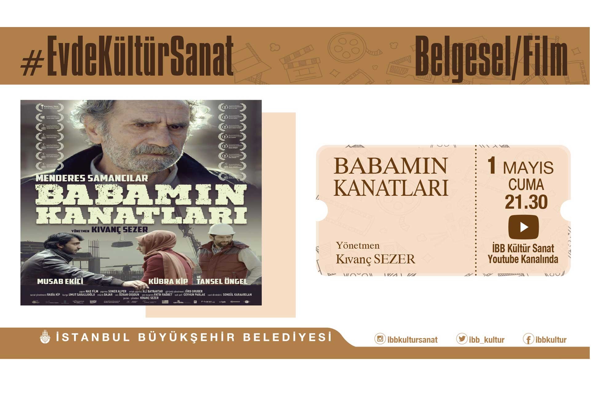 İBB’den 1 Mayıs’a Özel Film Gösterimi: Babamın Kanatları