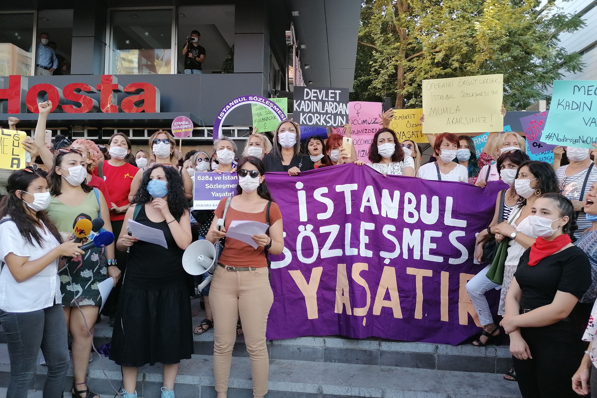 Ankara'da kadınlar eylemde