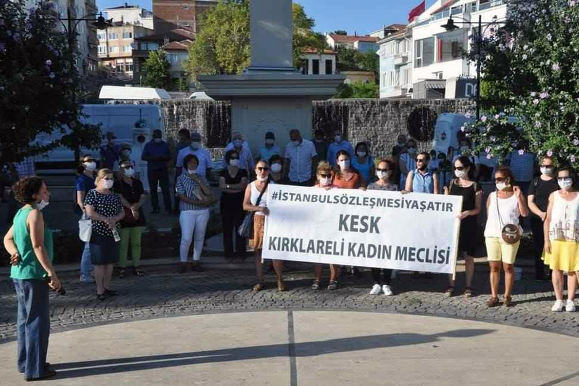 Kırklareli'de İstanbul Sözleşmesi Eylemi