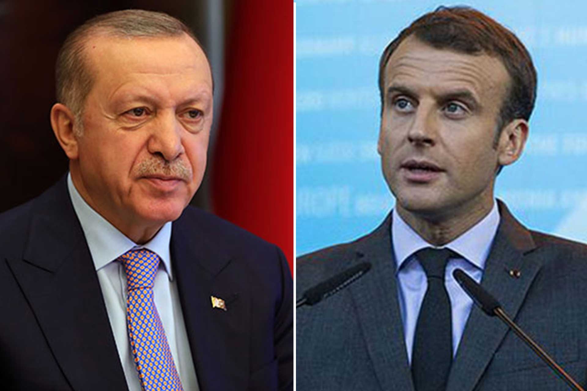 Erdoğan, Fransa Cumhurbaşkanı Macron'la görüştü