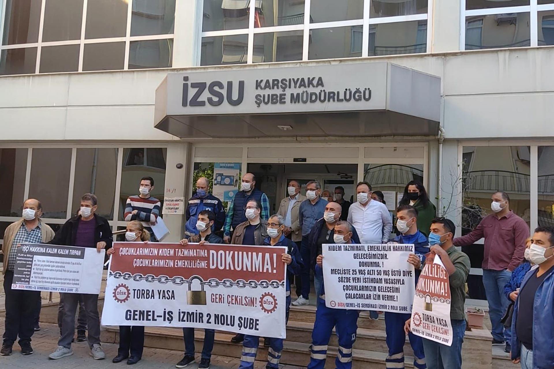 Fabrikalardan iş yerlerine eylemler sürüyor: Kıdem tazminatı hakkımıza dokunma