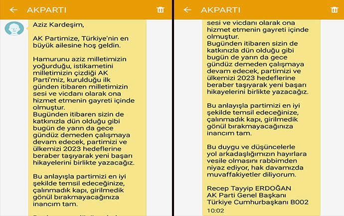 Yardım adı altında kimlik bilgileri alınan birçok aile AKP üyesi yapıldı