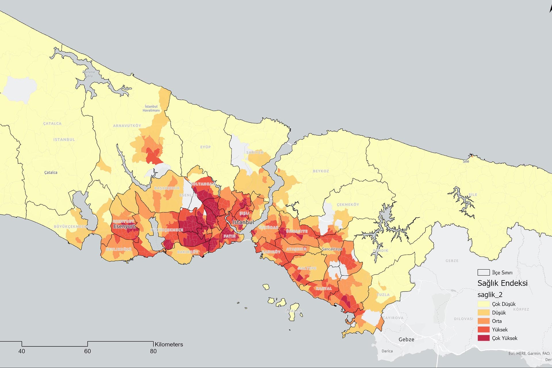 The coronavirus is most densely concentrated in Istanbul's workers’ districts