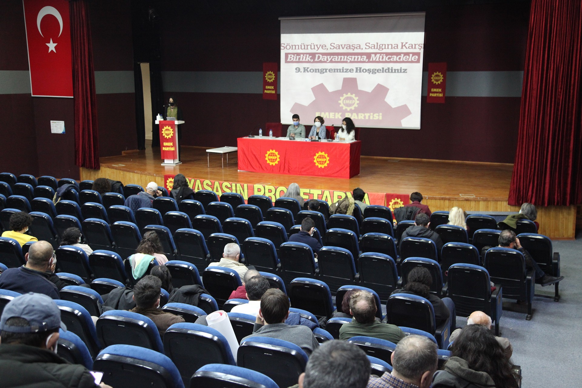 The Labour Party (EMEP) held its 9th Congress