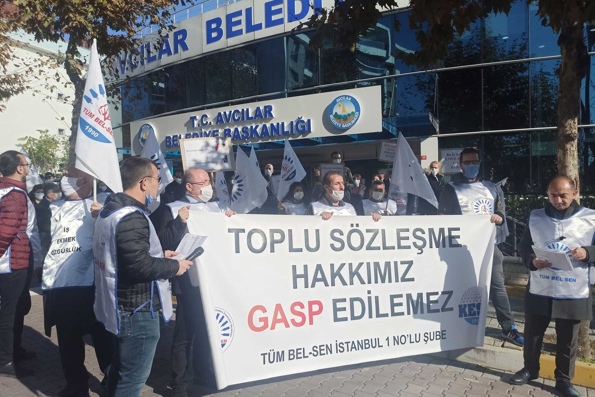 Belediye emekçileri: Fazlasını değil hakkımızı istiyoruz