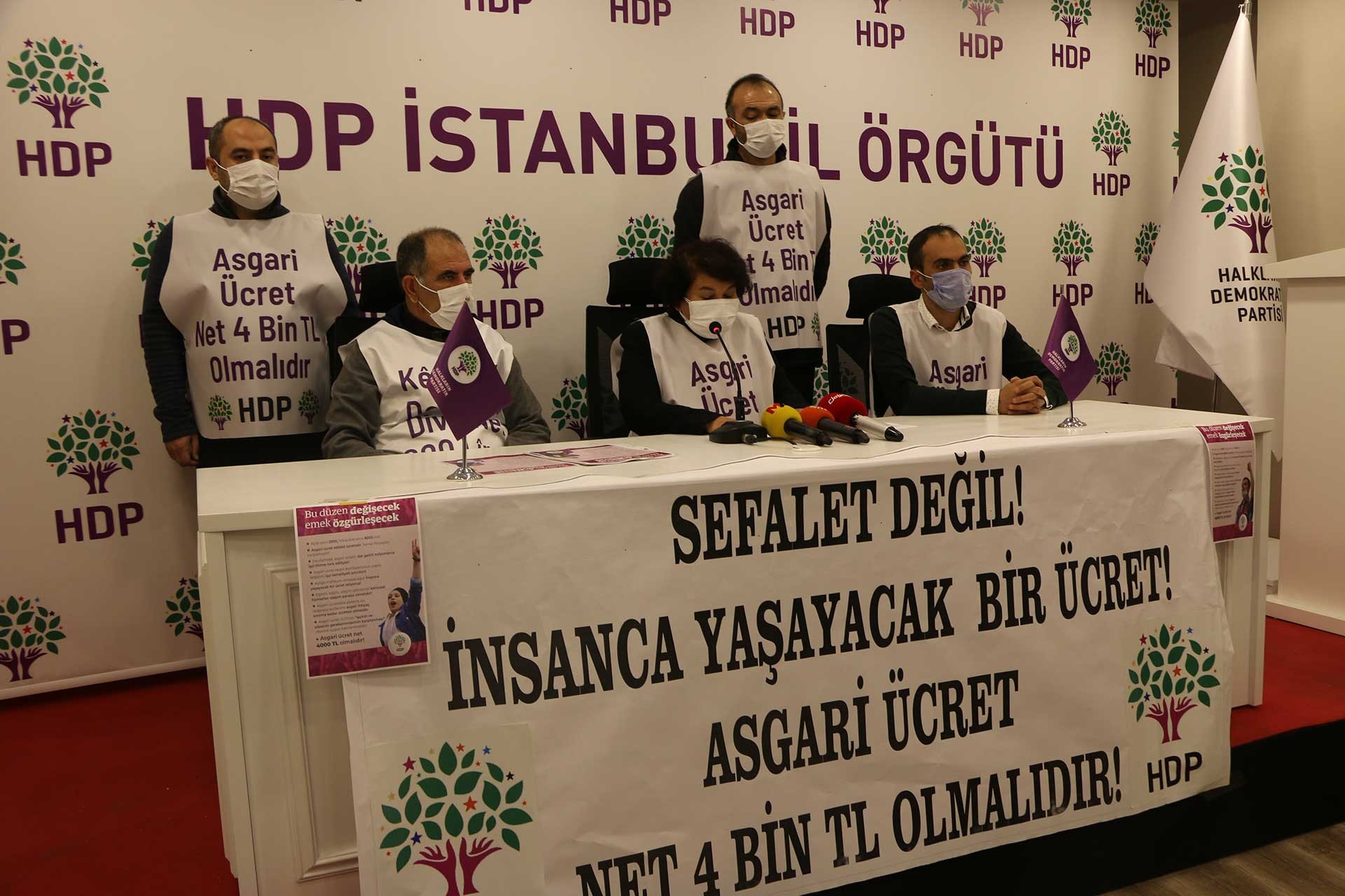 HDP asgari ücret talebini açıkladı: En az 4 bin TL olmalı