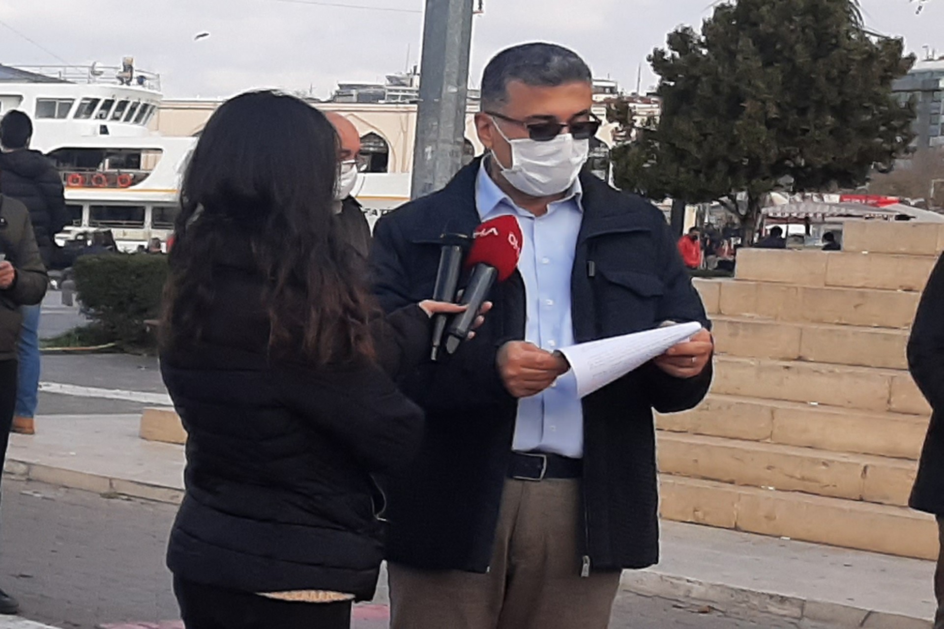 Birleşik Taşımacılık Çalışanları Sendikası üyeleri İstanbul'dan Çin'e gönderilmeye çalışılan trenle ilgili açıklama yaptı.