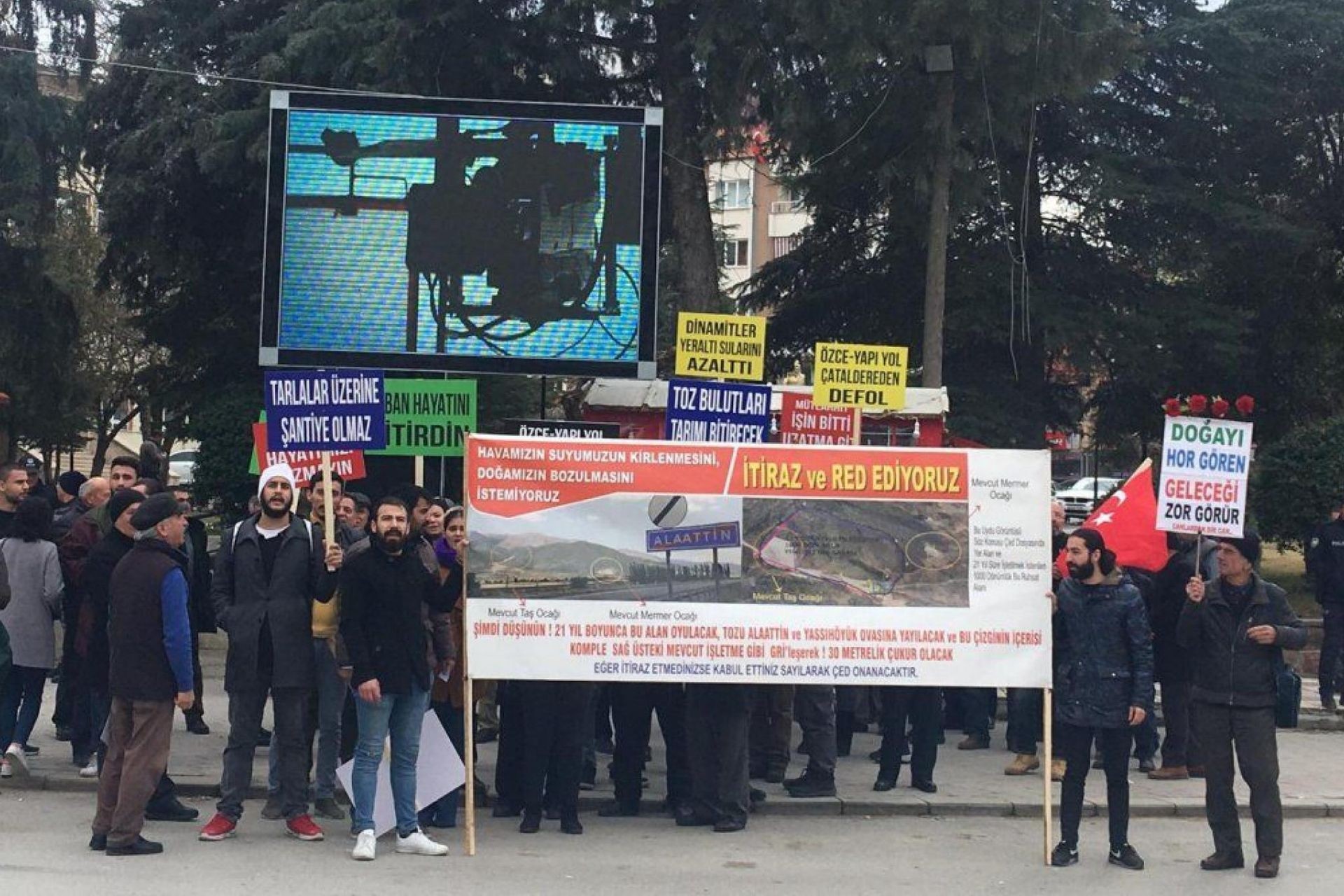 Denizli'de maden şirketine açılan davada Danıştay köylüleri haklı buldu