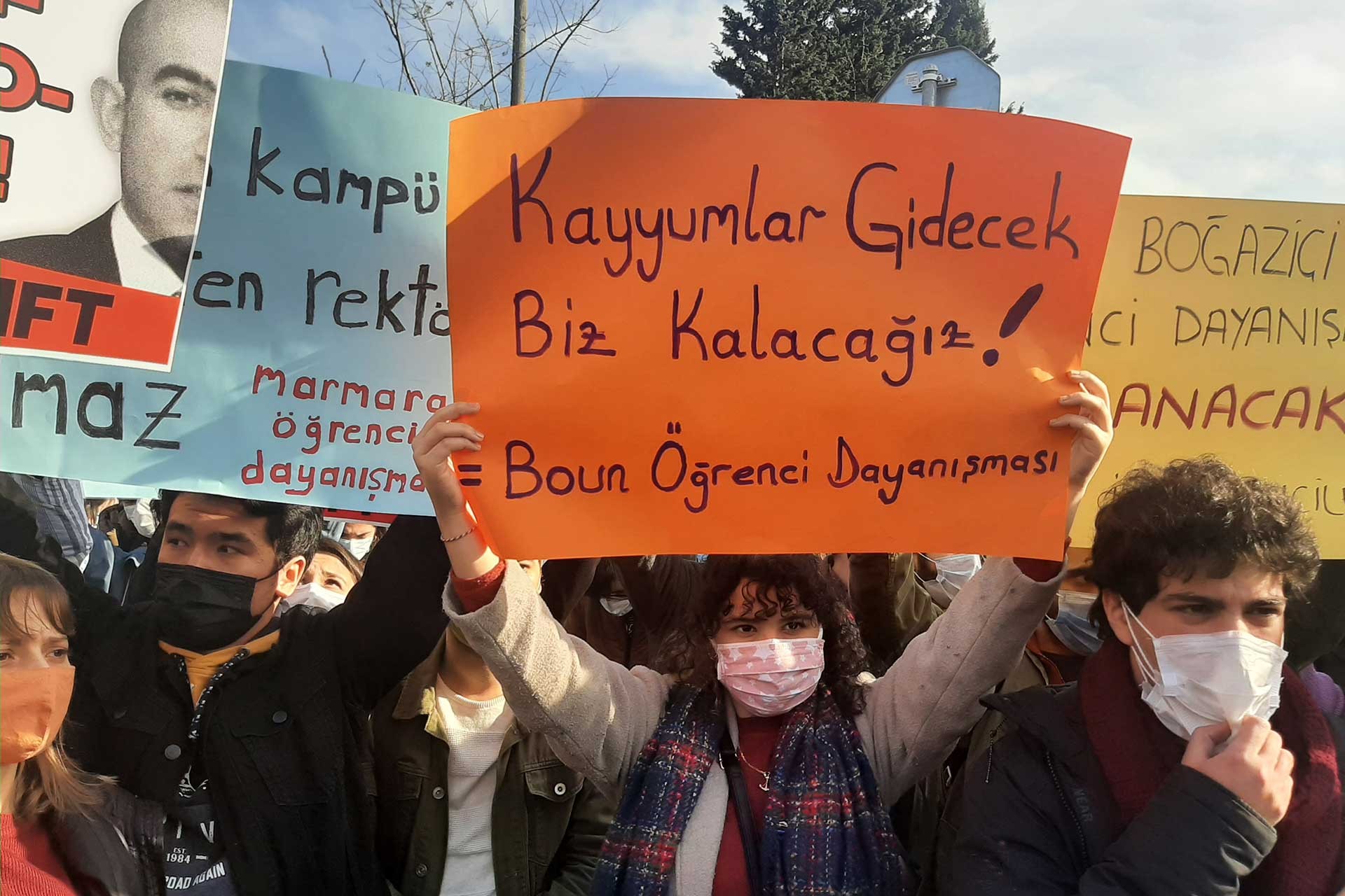 Boğaziçi Üniversitesi öğrencilerinin eylemi