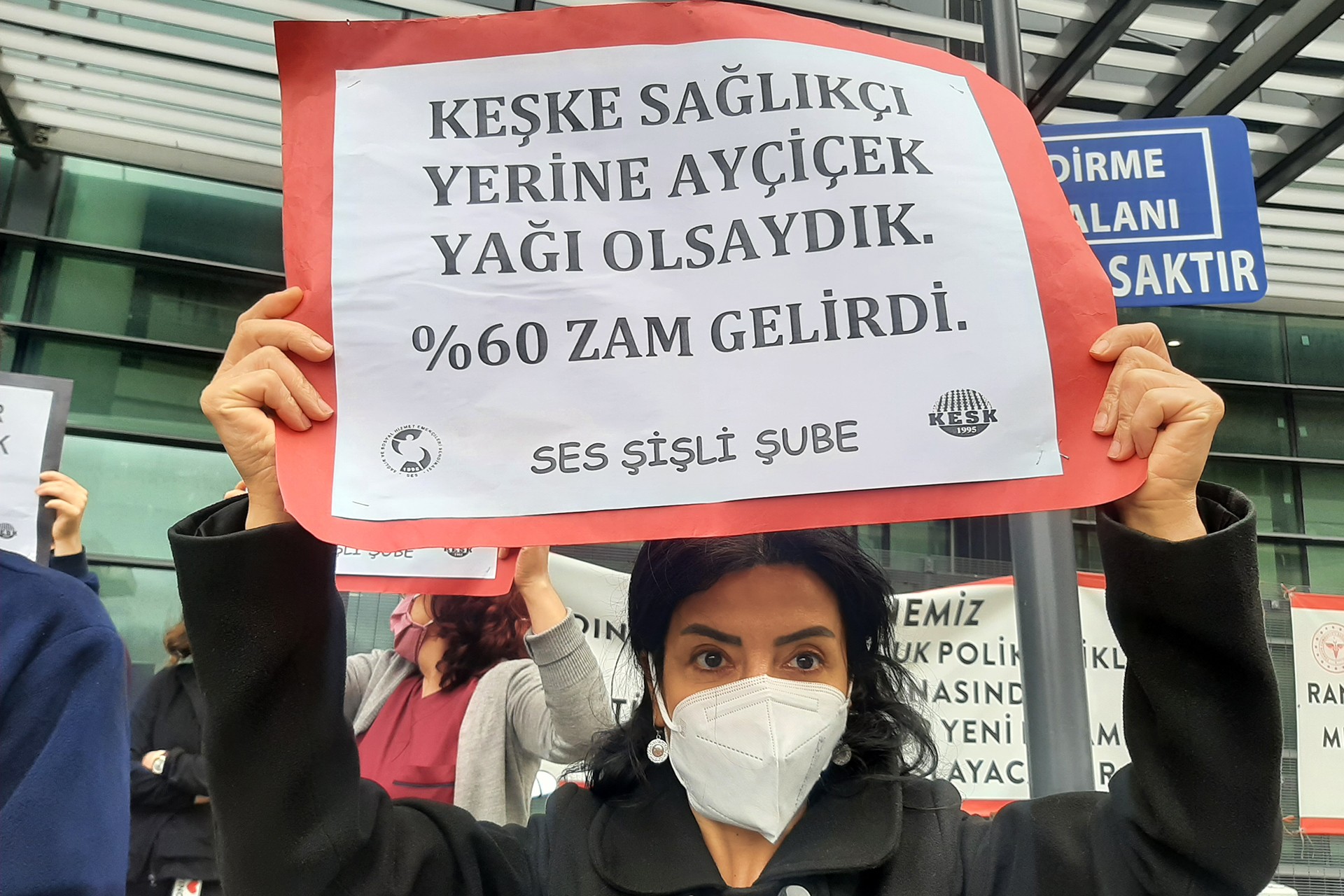 SES Şişli Şube üyeleri açıklama yaptı