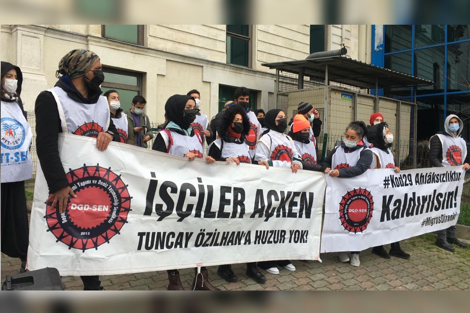 Migros wholesale workers were arrested on the 100th day of their strike