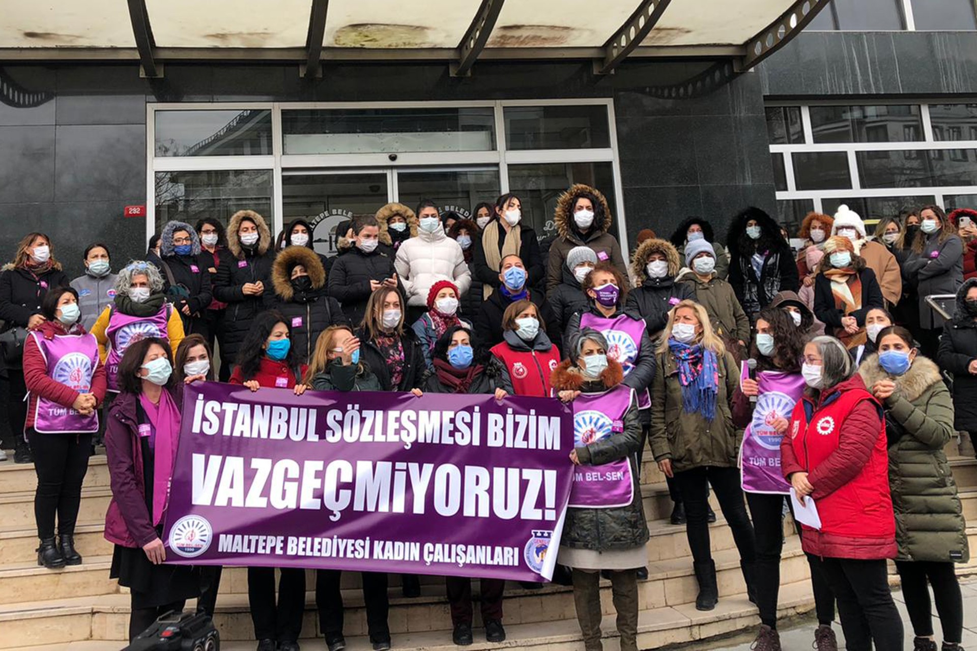 Maltepe Belediyesi kadın çalışanları: Eşit ve özgür bir hayat için vazgeçmiyoruz