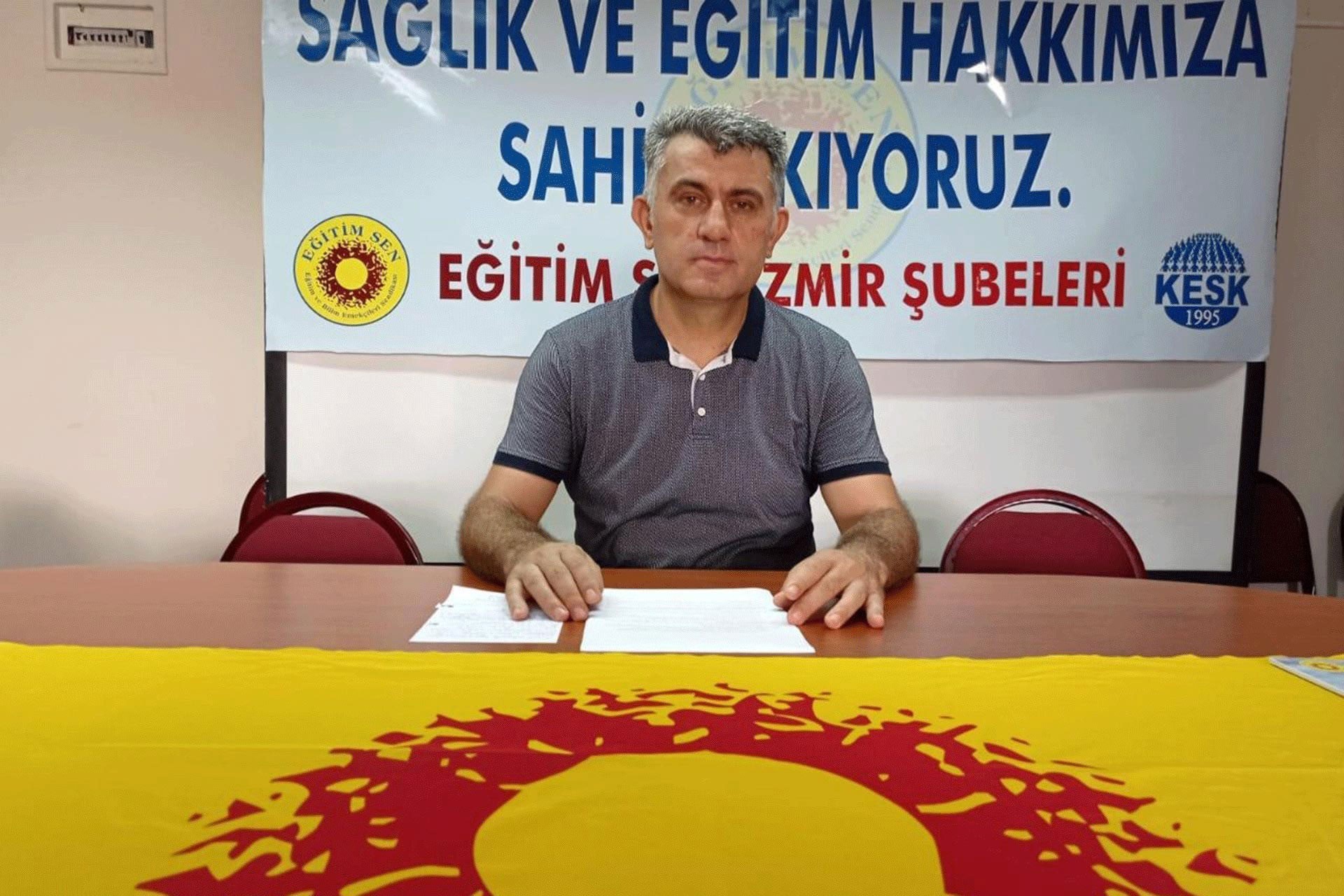 Eğitim Sen İzmir 4 No’lu Şube Başkanı Şuğayip Vayiç 