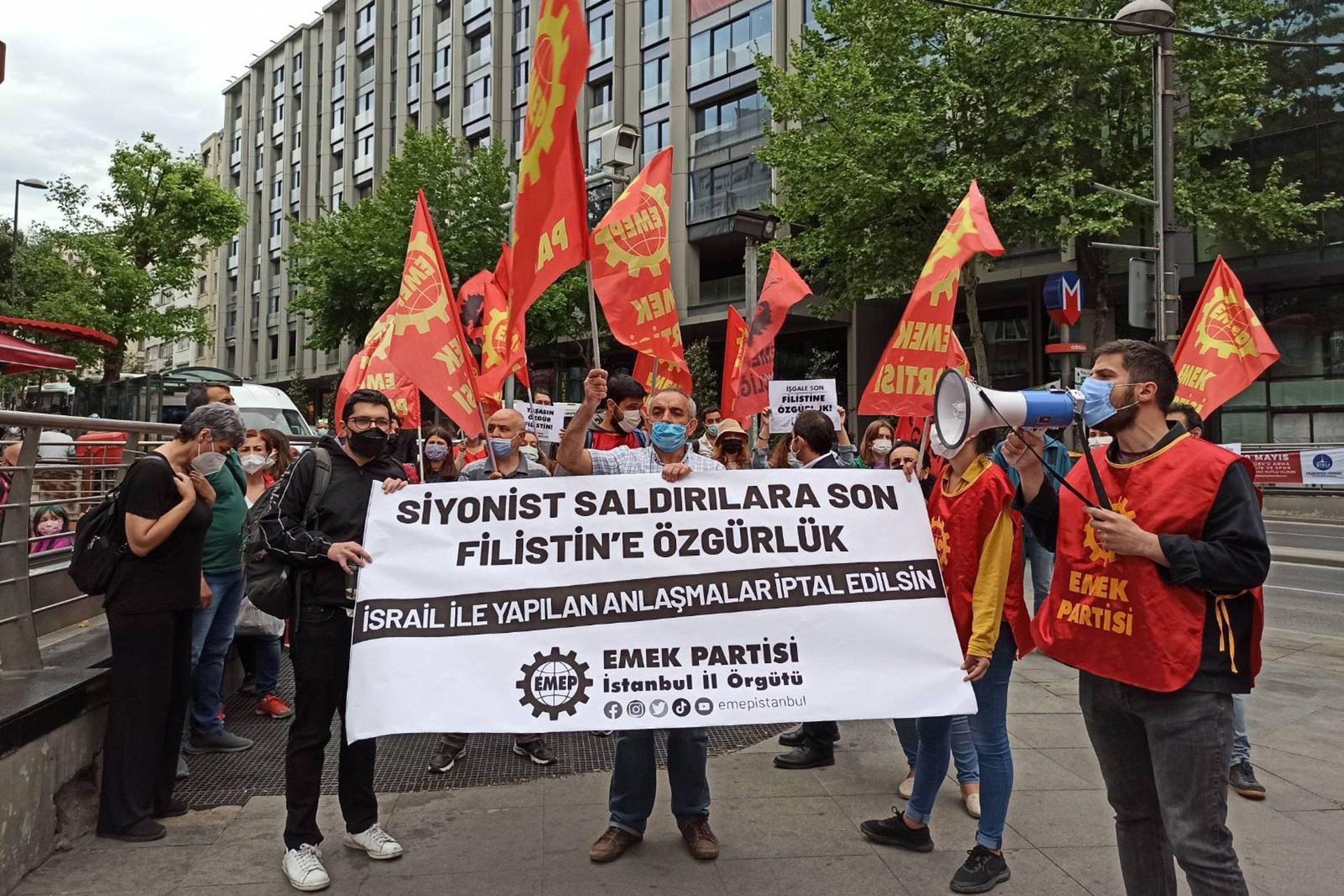 EMEP Genel Başkanı Ercüment Akdeniz: İsrail'le olan anlaşmaları yırtın!