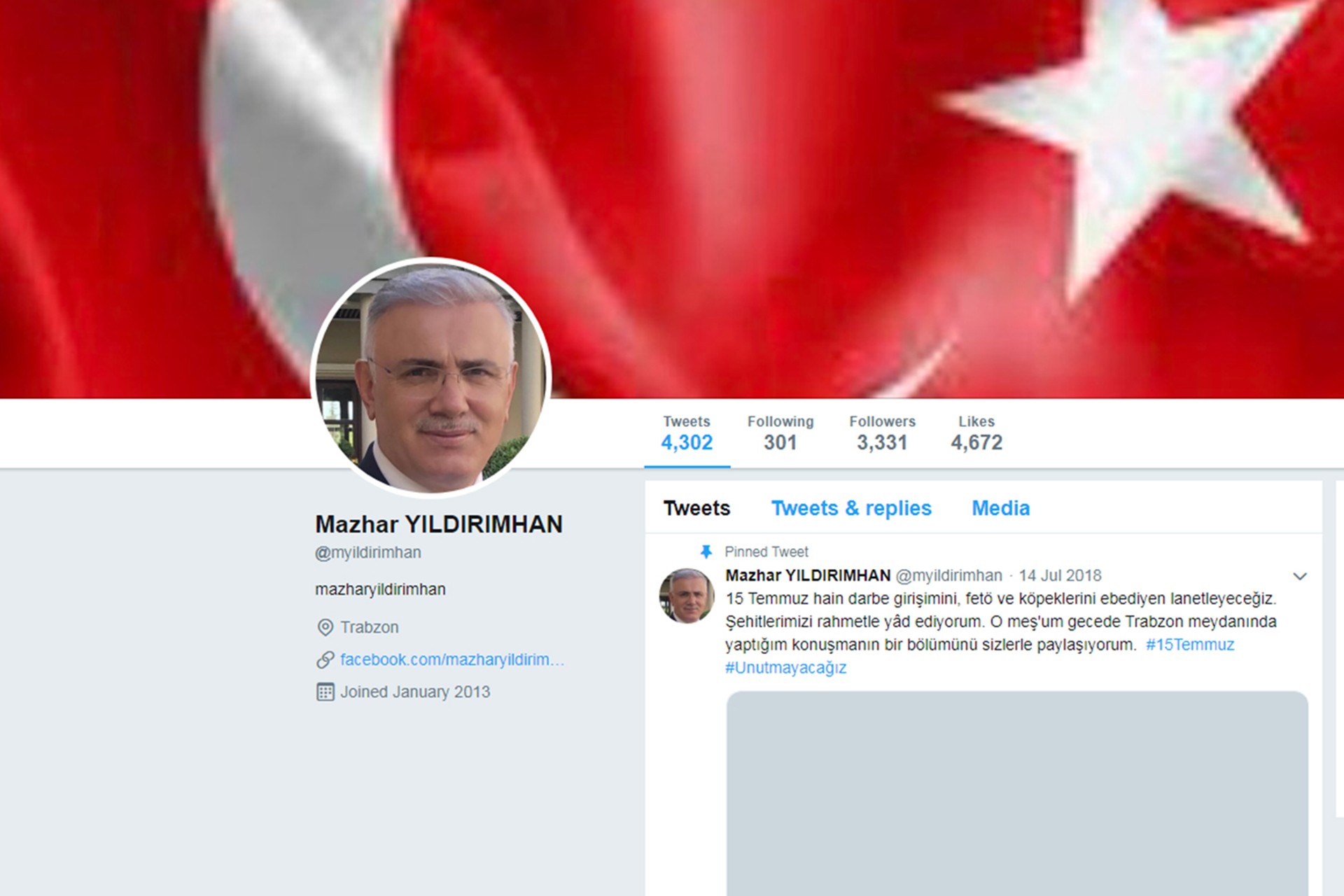 Süleyman Soylu'nun danışmanı Gülen paylaşımlarının ardından Twitter hesabını kapattı