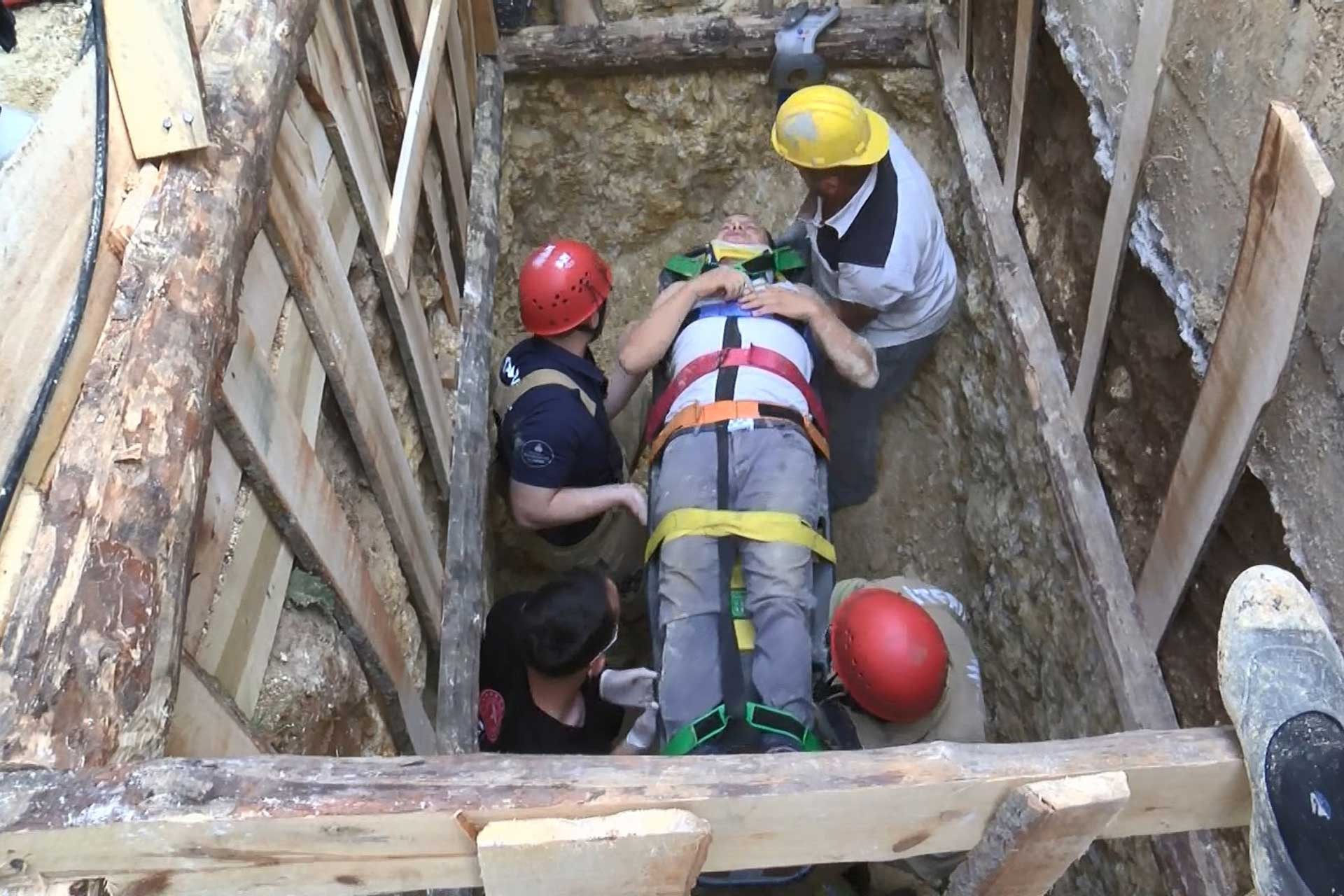 Samsun'da akıma kapılan işçi ağır yaralandı, İstanbul'da inşaat işçisi çukura düştü