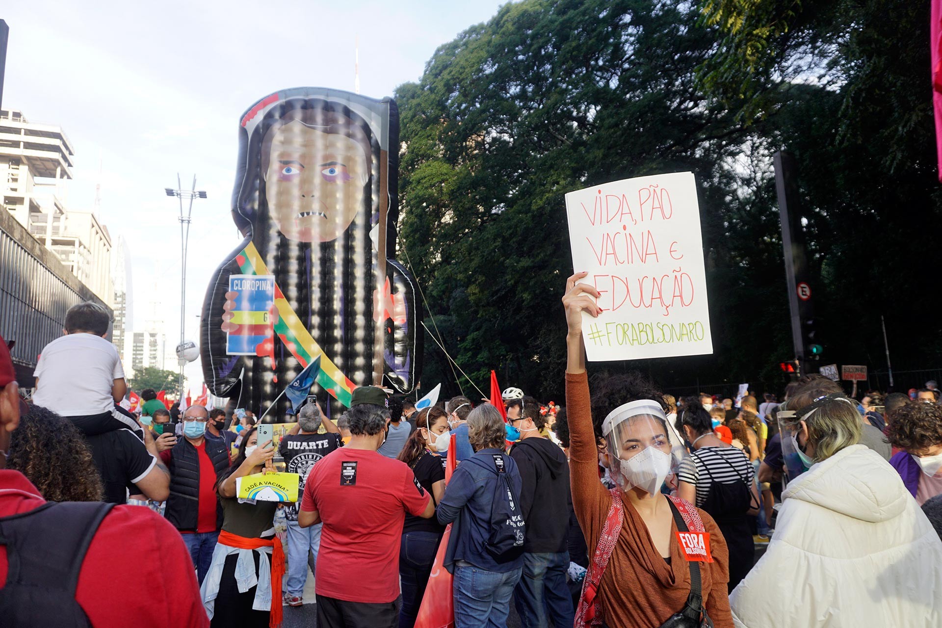 Brezilya'da kitlesel protesto