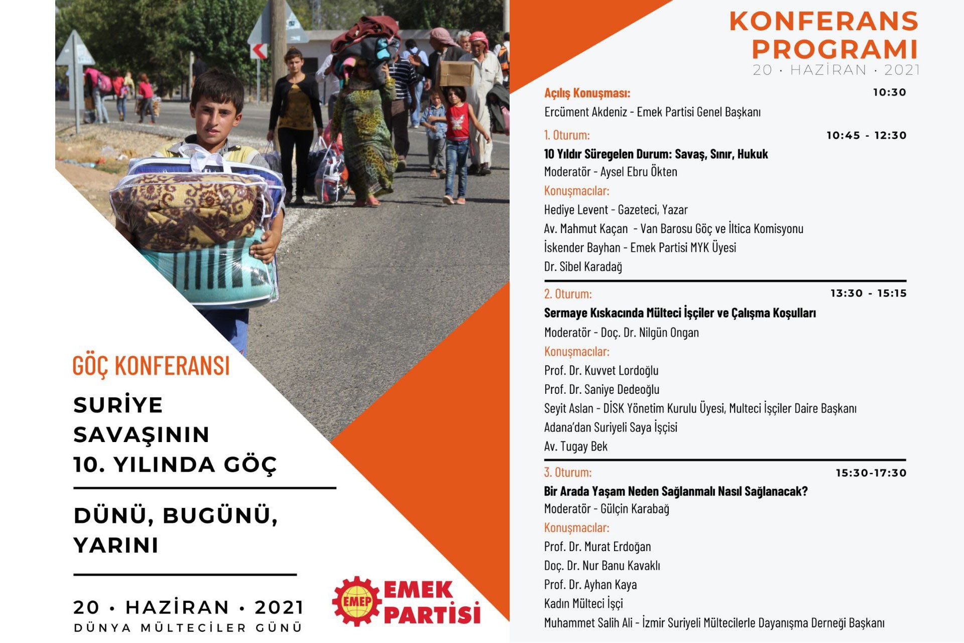 Göç Konferansı programı