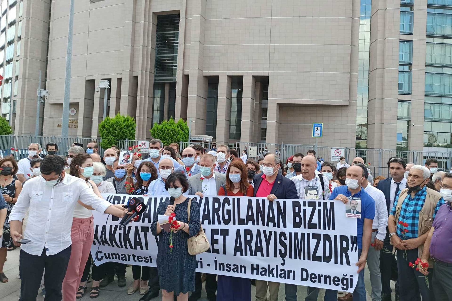 Reddi hakim talebinin reddedildiği Cumartesi Anneleri davası 24 Kasım'a ertelendi